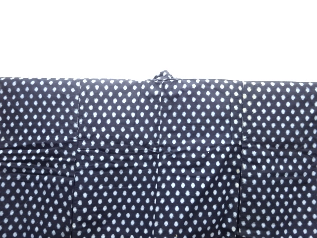  アンティーク　木綿本場久留米雪ん子絣単衣着物